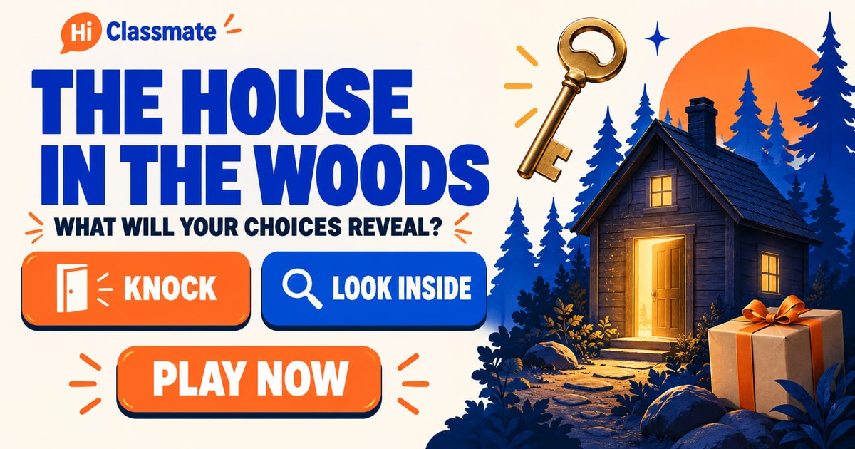 The House in the Woods, Knock or Look Inside choices